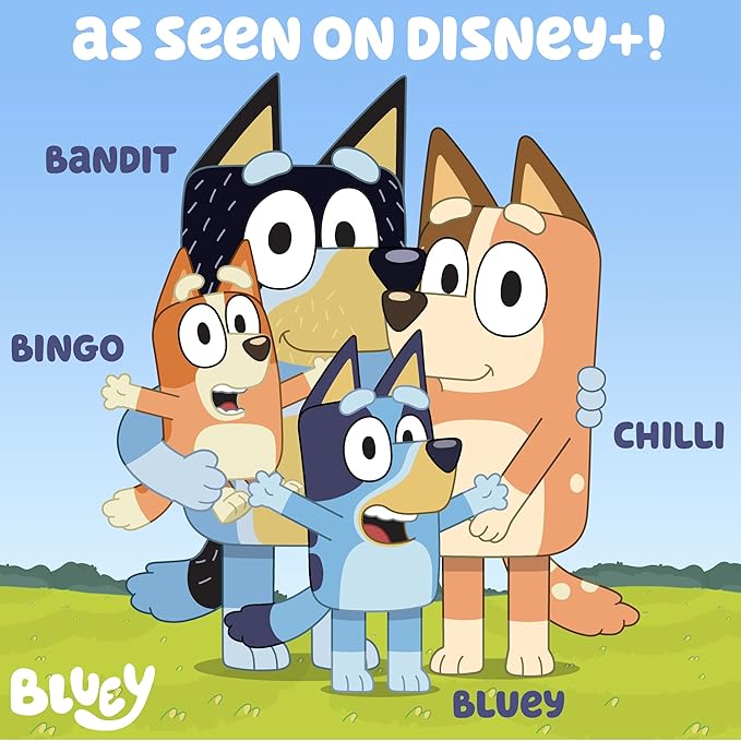 Horizon Group USA Bluey Paint Your Own Light-Up Figurine, Bingo Night Light, Toys for Kids, Playset, Party Decorations, Game, for Kids Ages 3+, Small
