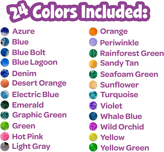 Crayola Scribble Scrubbie Pets Marker Set, 24 Washable Markers For Kids, Gifts For Girls & Boys [Amazon Exclusive]