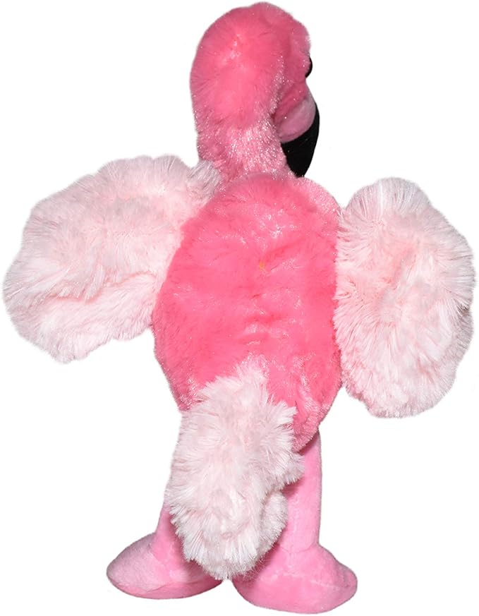 Wild Republic Flamingo Plush, Stuffed Animal, Plush Toy, Gifts for Kids, Hug’Ems 7"
