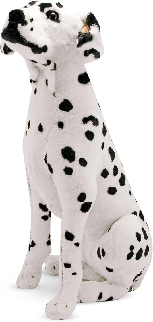 Melissa & Doug Giant Dalmatian - Lifelike Stuffed Animal Dog (over 2 feet tall) - Extra Large Stuffed Animals, Plush Dalmatian Dog For Ages 3+