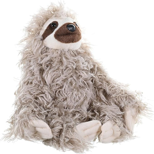 Wild Republic Three Toed Sloth Plush, Stuffed Animal, Plush Toy, Sloth Gifts, Cuddlekins, 8"