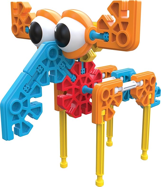 KID K’NEX – Budding Builders Building Set – 100 Pieces – Ages 3 and Up – Preschool Educational Toy
