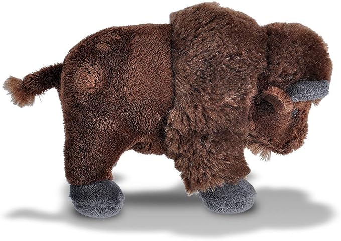 Wild Republic Bison Plush, Stuffed Animal, Plush Toy, Gifts for Kids, Cuddlekins 8 Inches