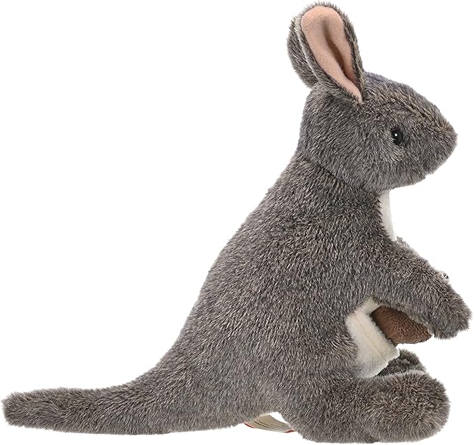 Wild Republic Kangaroo with Joey Plush, Stuffed Animal, Plush Toy, Gifts for Kids, Cuddlekins 8 Inches, 8", Model:10867