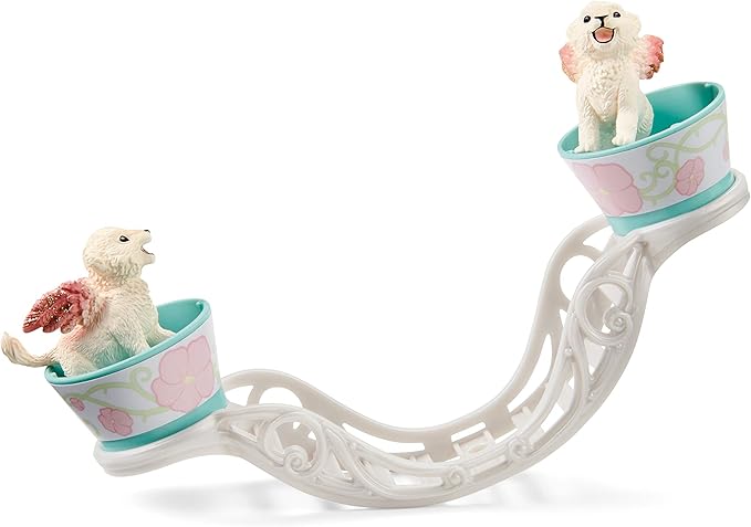 Schleich bayala, Mythical Creature Toys for Kids, Winged Baby Lion Training 9-piece Playset, Ages 5+