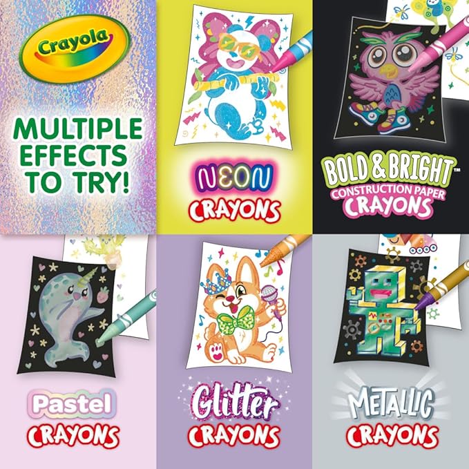 Crayola Crayons in Specialty Colors (120ct), Bulk Crayons for Kids, Back to School Supplies, Classroom Arts & Crafts [Amazon Exclusive]