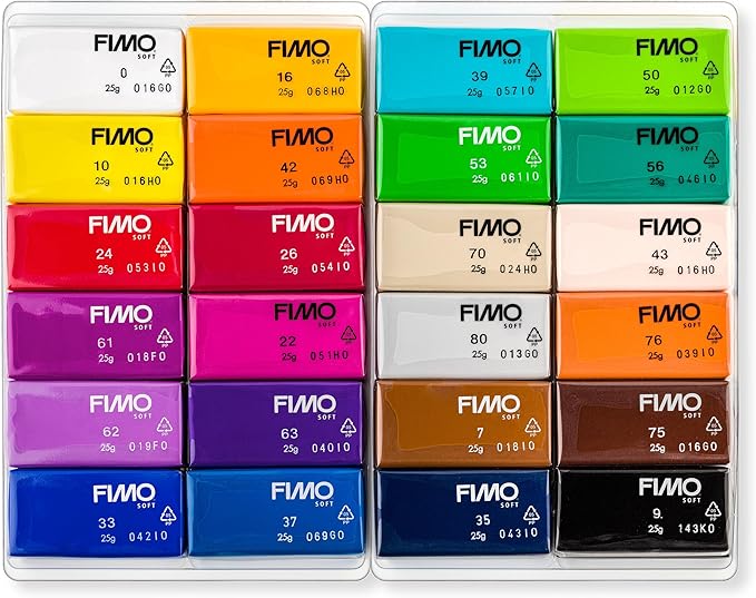 Staedtler 8023 C24-1 Basic Modelling Clay