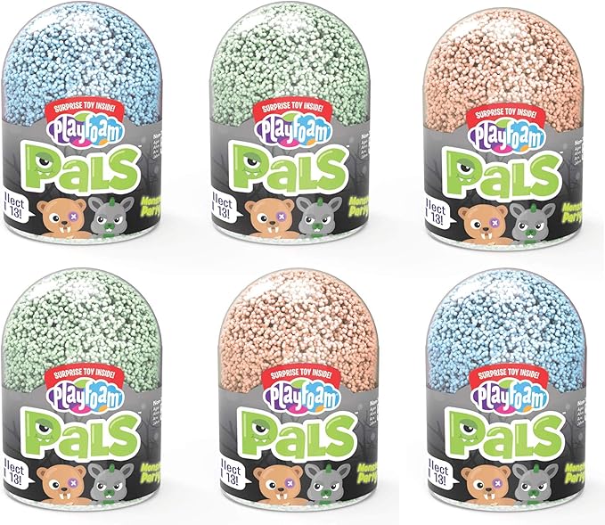 Educational Insights Playfoam Pals Monster Party 6-Pack, Fidget, Sensory Toy for Boys & Girls, Ages 3+