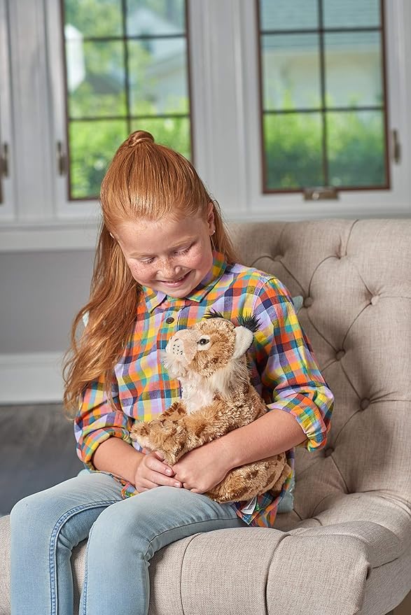Wild Republic Lynx Plush, Stuffed Animal, Plush Toy, Gifts for Kids, Cuddlekins 12 Inches