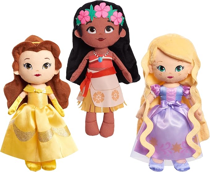 Disney Princess So Sweet 12-Inch Plush Belle in Yellow Dress, Beauty and the Beast, Kids Toys for Ages 3 Up by Just Play