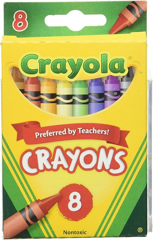 Crayola Crayons, 8 Count (Case of 48)