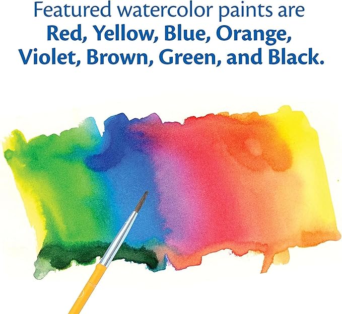 Crayola Washable Watercolor Paint Sets for Kids (12ct), Classroom Arts & Crafts, Bulk Classroom Paint for Kids, 8 Colors, 3+