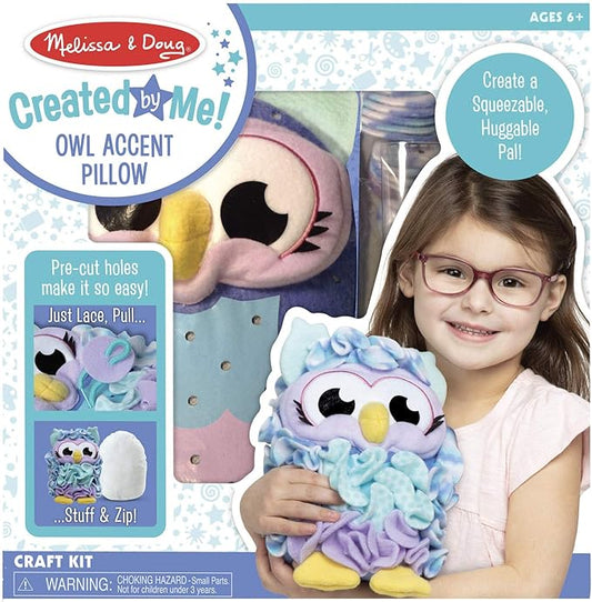 Melissa & Doug Created by Me! Owl Pillow, 6+ years