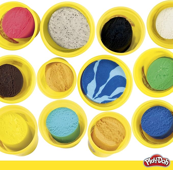 Play-Doh Pirate Theme 13-Pack of Non-Toxic Modeling Compound for Kids 3 Years and Up with 3 Cutter Shapes, Coin Mold, and Roller Tool (Amazon Exclusive)