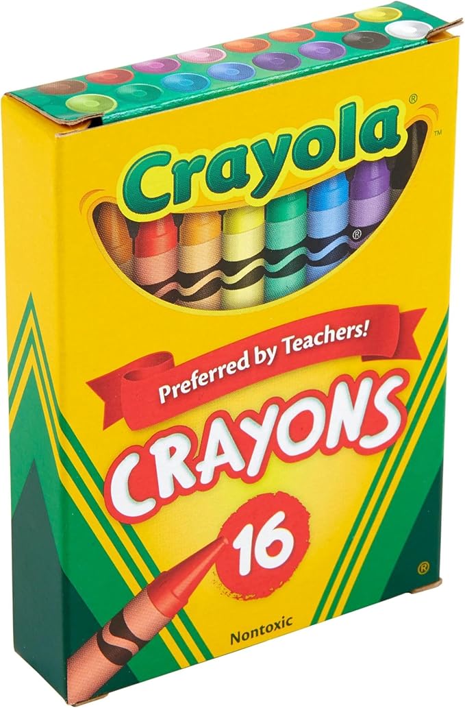 Crayola Crayons for Kids, School Supplies, 16 Count