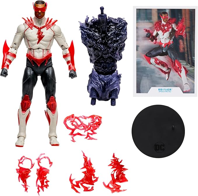 McFarlane Toys - DC Build-A 7IN Figures WV9 - Speed Metal - Kid Flash