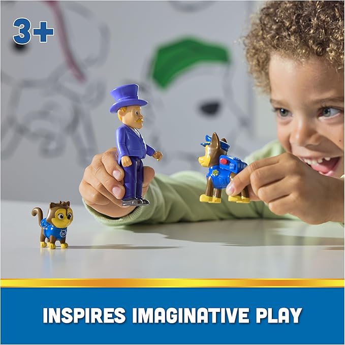 Paw Patrol Chase & Humdinger Figures Set, Kids Toys for Boys and Girls Ages 3 and Up