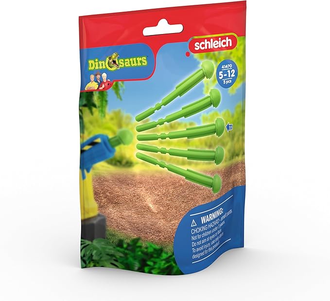 Schleich Dinosaurs, Dinosaur Toy, Dinosaur Toys for Boys and Girls 4-12 years old, Dart Set Toy, Ages 4+