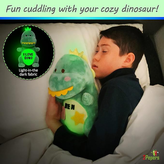 Make Your Own Dinosaur Plush Pillow, Kids Arts and Crafts for Boys & Girls, Dinosaur Stuffed Animal Craft kit, Dino Toys Age 3 4 5 6 7 8-12 Year Old