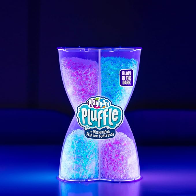 Educational Insights Playfoam Pluffle Twist Glow-in-The-Dark: Non-Toxic, Never Dries Out, Sensory Play, Ages 3+