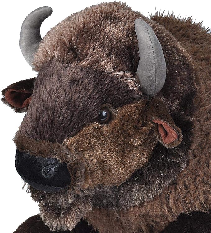Wild Republic Jumbo Bison Plush, Giant Stuffed Animal, Plush Toy, 30", Multi, Model:19307