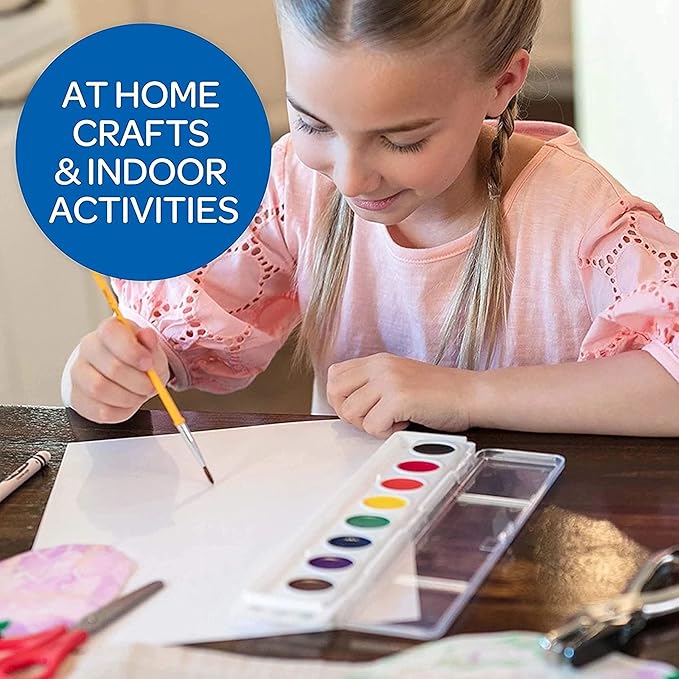 Crayola Washable Watercolor Paint Sets for Kids (12ct), Classroom Arts & Crafts, Bulk Classroom Paint for Kids, 8 Colors, 3+