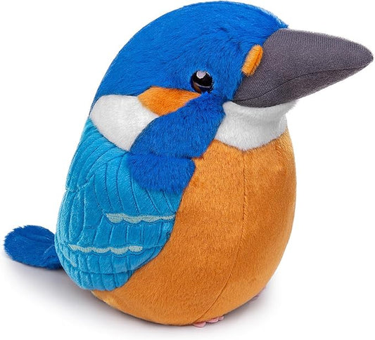 ZHONGXIN MADE Kingfisher Plush Toy - Realistic Kingfisher Stuffed Animals 10inch, Cute Little Bird Raven Plush as Gift for Your Friends