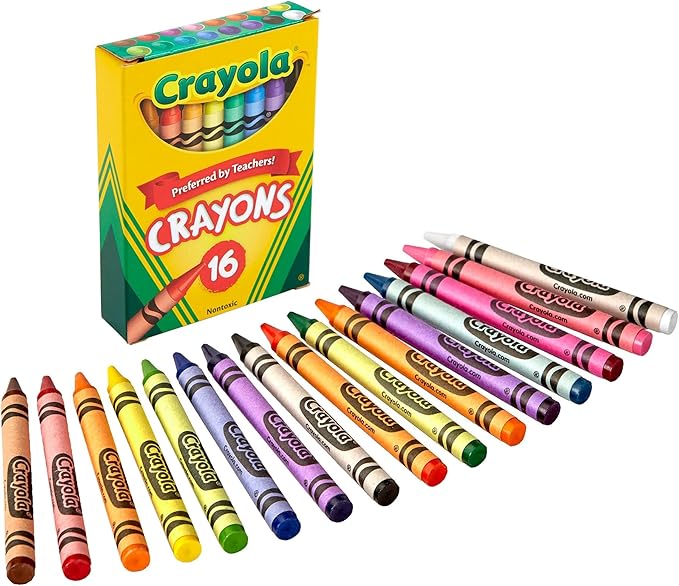 Crayola Crayons for Kids, School Supplies, 16 Count