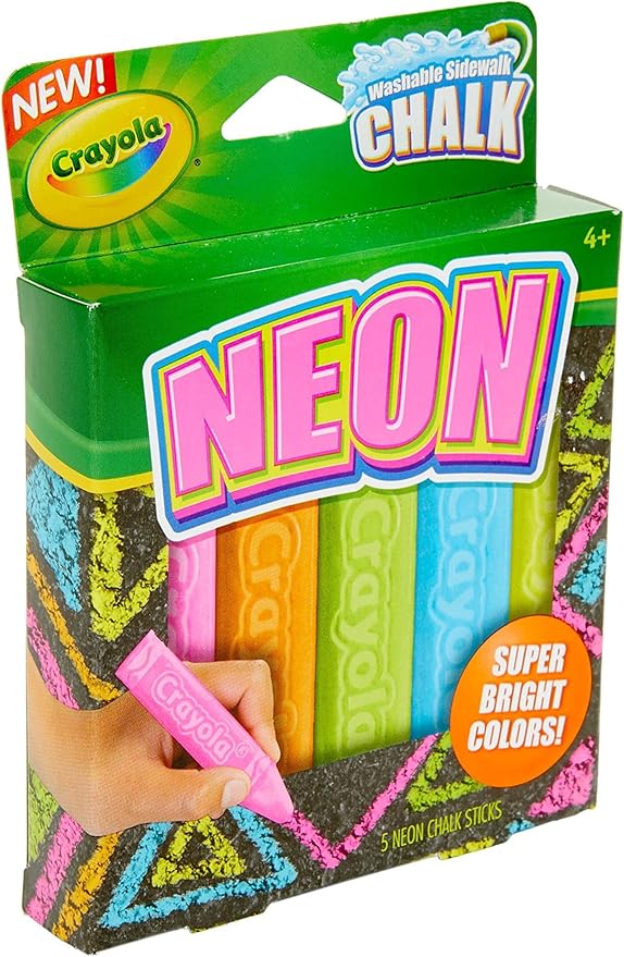 Crayola Neon Chalk 5ct