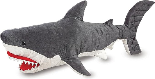 Melissa & Doug Giant Shark - Lifelike Stuffed Animal (over 3 feet long)