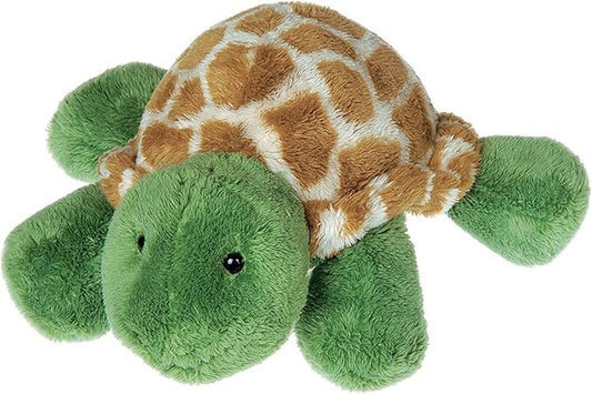 Mary Meyer PufferBellies Stuffed Animal Soft Toy, Pokey Belly Turtle, 7-Inches