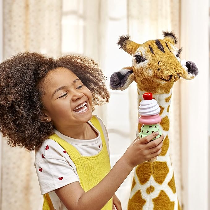 Melissa & Doug Giant Giraffe - Lifelike Stuffed Animal (over 4 feet tall)