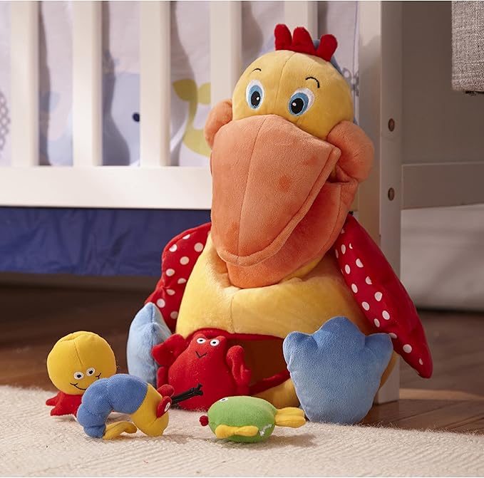 Melissa & Doug K's Kids Hungry Pelican Soft Baby Educational Toy
