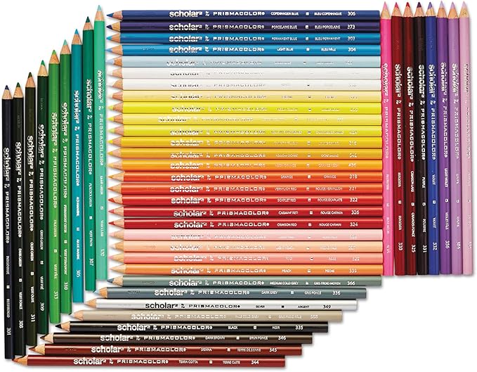 Prismacolor Scholar Colored Pencils, Adult Coloring, 48 Pack