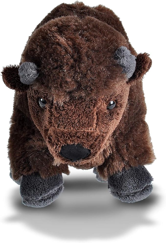 Wild Republic Bison Plush, Stuffed Animal, Plush Toy, Gifts for Kids, Cuddlekins 8 Inches
