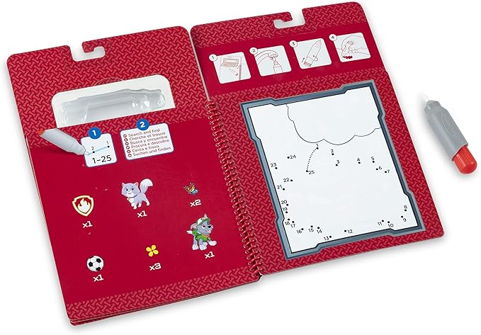 Melissa & Doug PAW Patrol Water Wow! Marshall Water Reveal Travel Book Activity Pad | 3+ | Gift for Boy or Girl