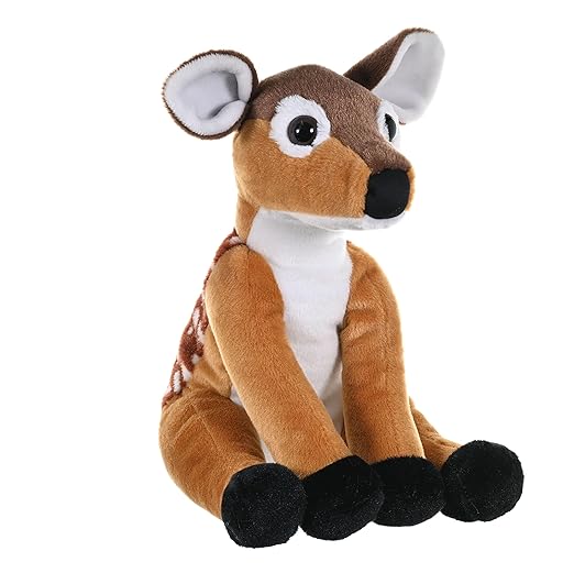 Wild Republic Fawn Plush, Stuffed Animal, Plush Toy, Gifts for Kids, Cuddlekins 12 Inches