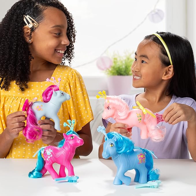 My Little Pony Classics - Celestial Ponies - Aurora - Retro 4" Collectible Play Figure, Great for Kids, Toddlers, Adults, Girls and Boys Ages 3+