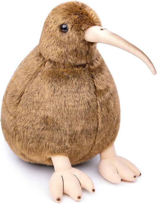 ZHONGXIN MADE Kiwi Bird Plush Toy - Realistic 11inch Brown Kiwi Bird Stuffed Animal, Cute Little Bird Kiwi Plushie as Gift for Your Friends