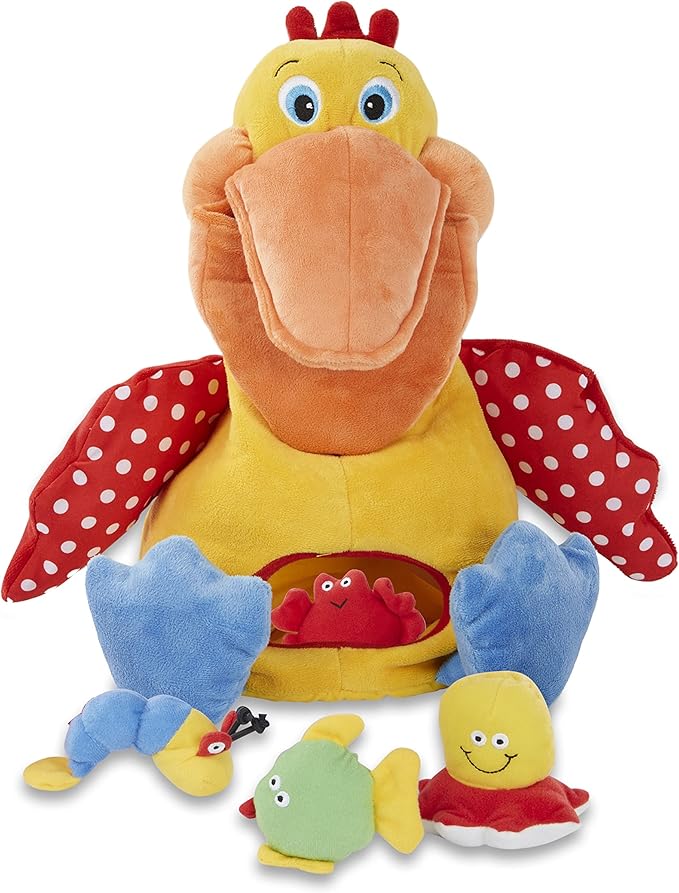 Melissa & Doug K's Kids Hungry Pelican Soft Baby Educational Toy