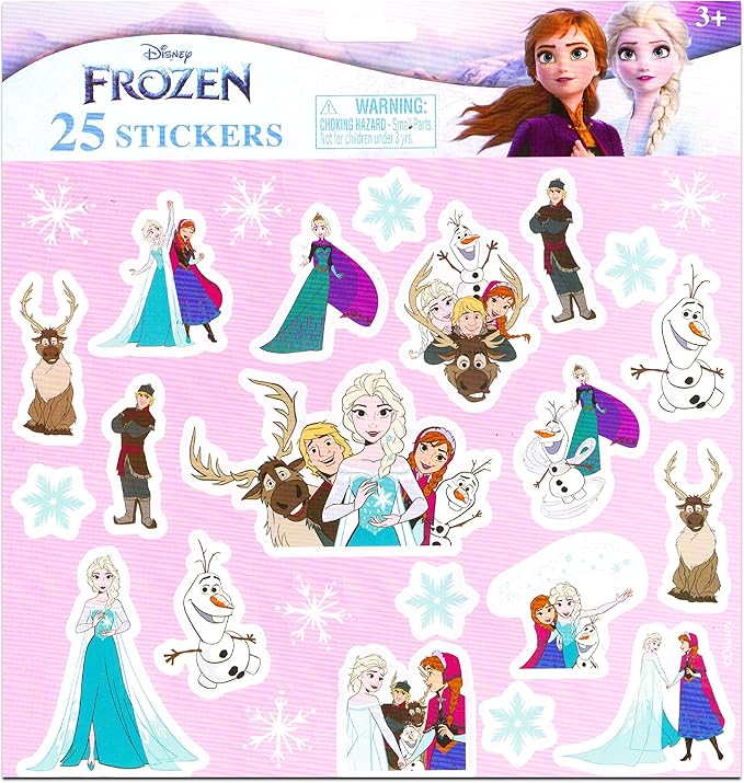Disney Frozen Canvas Art Set Frozen Activity Set - Frozen Paint Canvas Bundle with Frozen Stickers, More | Frozen Arts and Crafts for Girls, Kids