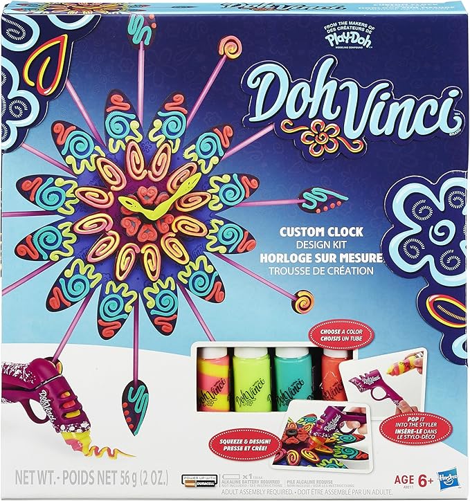 Play-Doh DohVinci Custom Clock Design Kit