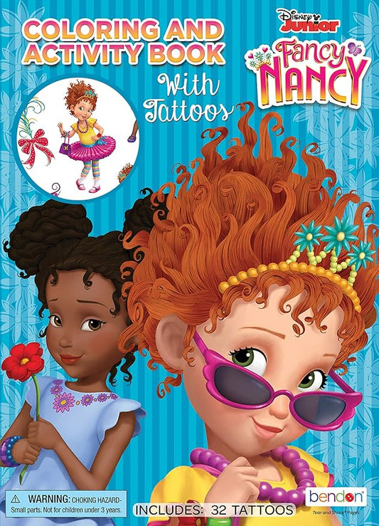 Coloring and Activity Book with Tattoos