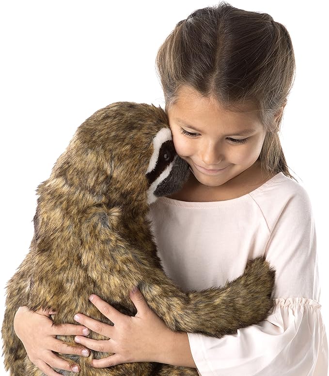 Melissa & Doug Lifelike Plush Sloth Stuffed Animal (12W x 14.5H x 9D in)