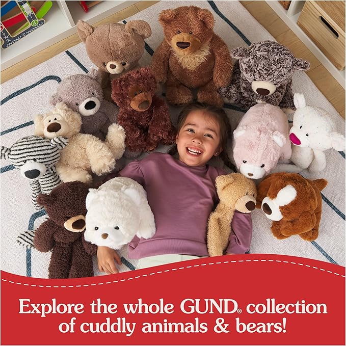 GUND Philbin Classic Teddy Bear, Premium Stuffed Animal for Ages 1 and Up, Chocolate Brown, 18”