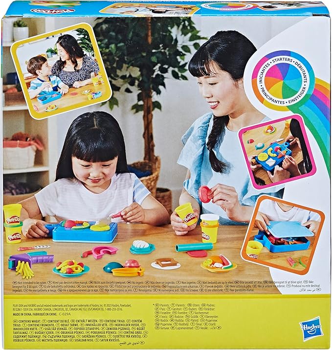 Play-Doh Little Chef Starter Set, 14 Play Kitchen Accessories, Kids Toys for 3 Year Olds and Up, Preschool Crafts