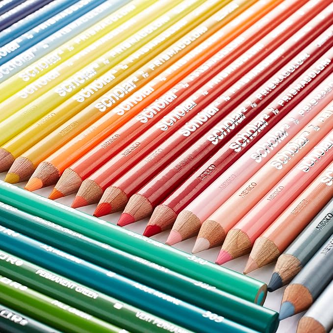 Prismacolor Scholar Colored Pencils, Adult Coloring, 60 Pack