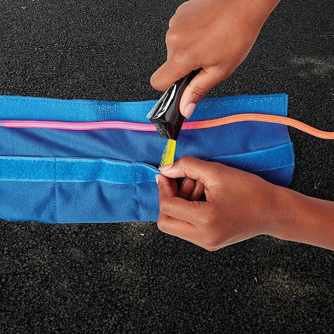 Crazy Cool Chalk - Rainbow Jump Rope - Washable, Giant Chalk for Kids, Perfect for Outdoor Fun and Sidewalk Art